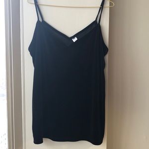 Old Navy Black Velvet Tank Top